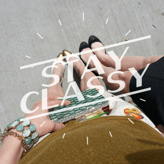 Stay Classy (lots of sparkle included)