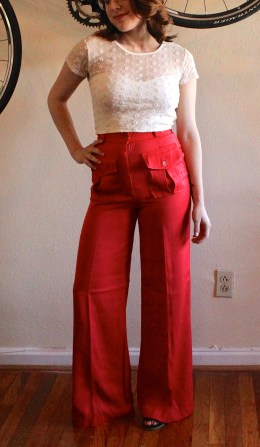 70s Bell Bottoms Pants at The Gibbson Girl #100daysofmiaprima