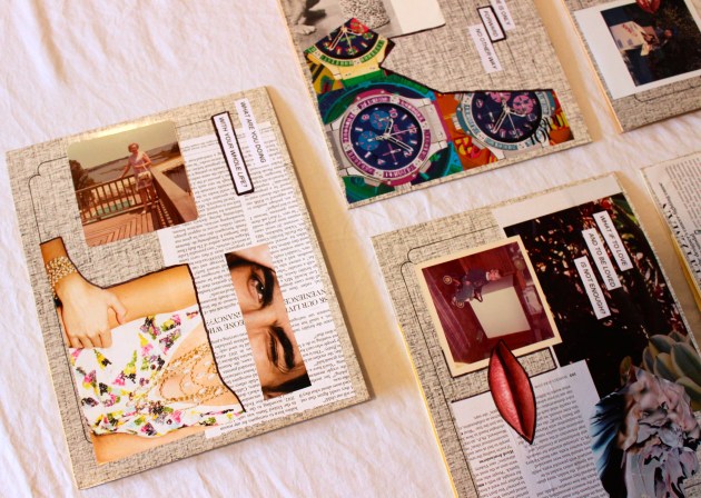 Spring Mix Tape Collage Art #100dayofMiaPrima