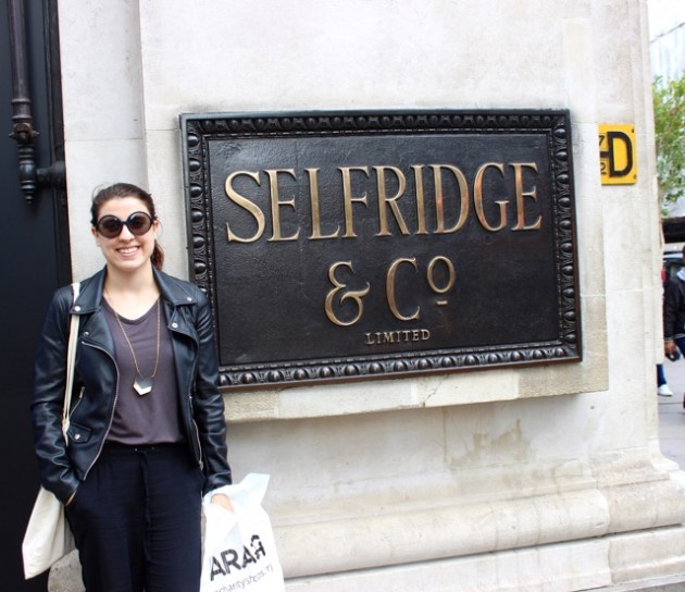 Selfridge's London #100DaysofMiaPrima